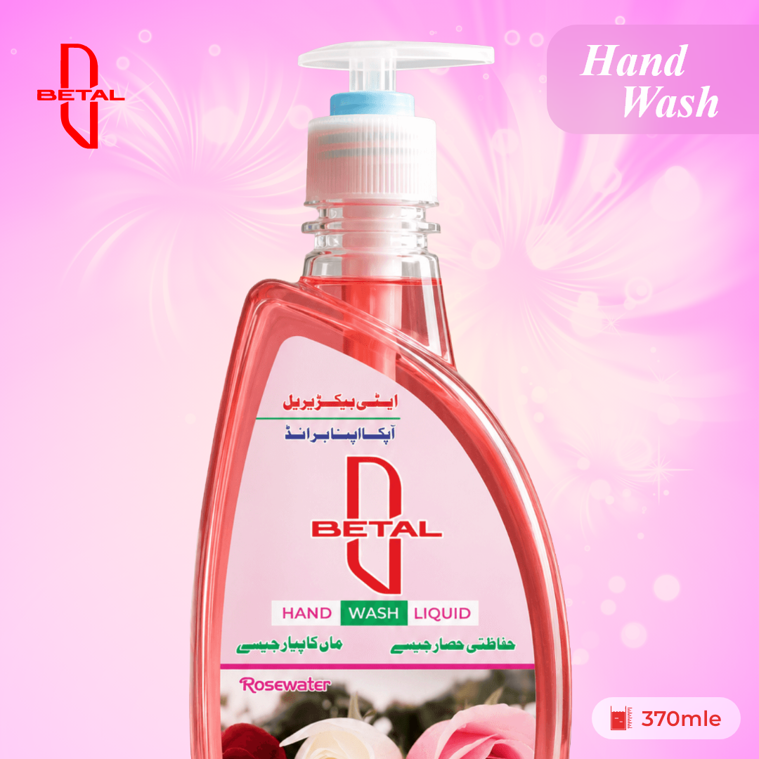 Pakarab Hand Wash Rose 370 ML (with Pure Rose Water)